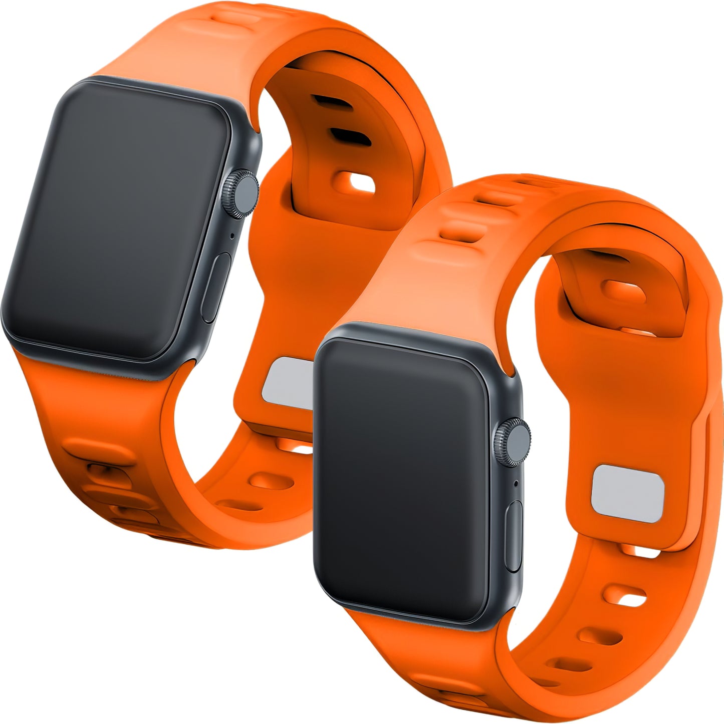 3MK Silikonarmband für Apple Watch 41 mm / 40 mm / 38 mm Serie, Orange