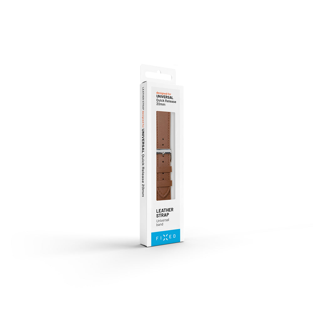 Fixed Leather Strap for Huawei Watch / Xiaomi Watch Series, 22mm, Black