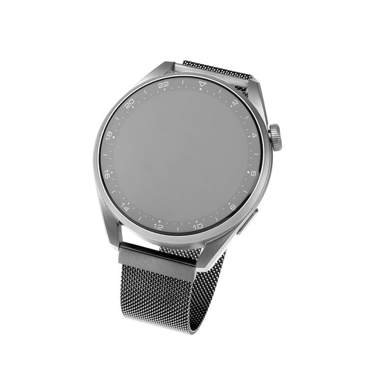Fixed Mesh Armband für Huawei Watch / Garmin Watch Series, 18mm, Schwarz