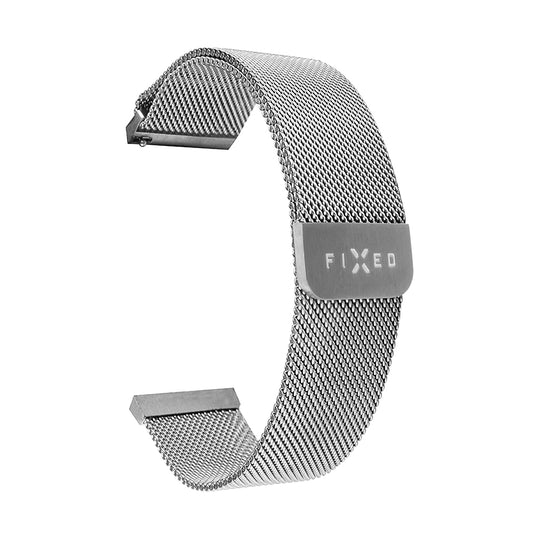 Fixed Mesh Armband für Huawei Watch / Xiaomi Watch Series, 22mm, Silberfarben