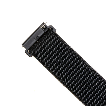 Fixed Nylon Armband für Samsung Galaxy Watch / Huawei Watch Series, 20mm, Schwarz