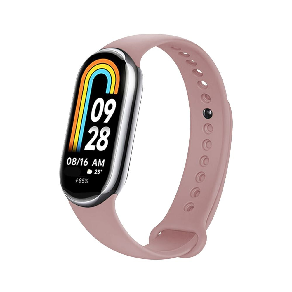 Fixed Silicone Armband für Xiaomi Smart Band 9 / 8, Rosa