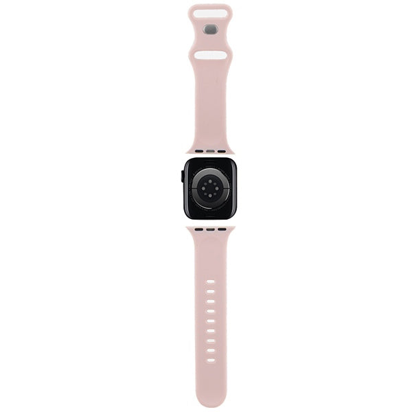 Hello Kitty Silikonarmband Graffiti Tags für Apple Watch 42mm / 41mm / 40mm / 38mm Serie, Rosa
