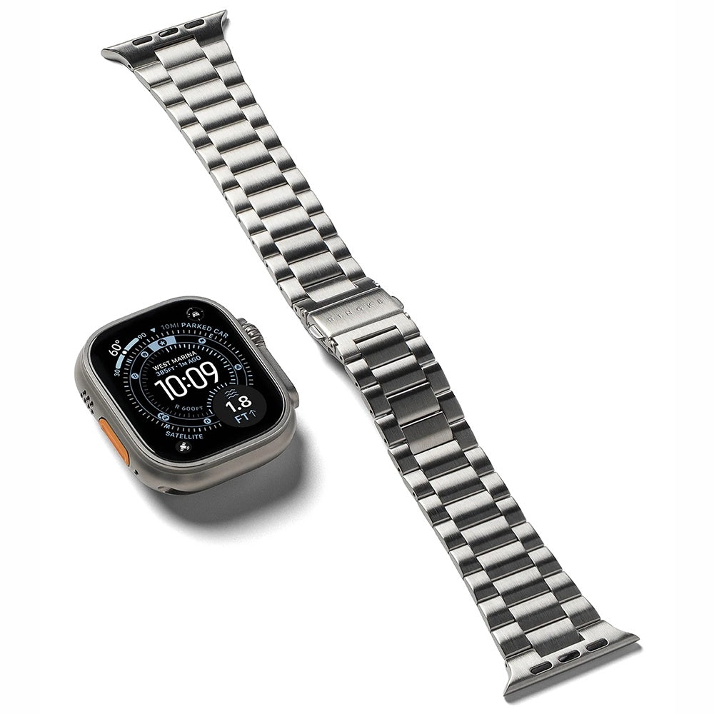 Ringke Metal One Air Armband für Apple Watch 49mm / 46mm / 45mm / 44mm Serie, Silber