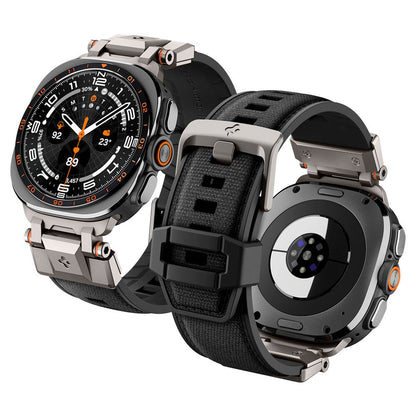 Spigen DuraPro Armor Armband für Samsung Galaxy Watch Ultra Series, Schwarz AMP11615
