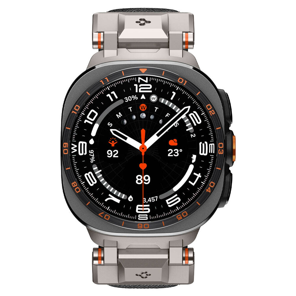Spigen DuraPro Armor Armband für Samsung Galaxy Watch Ultra Series, Schwarz AMP11615