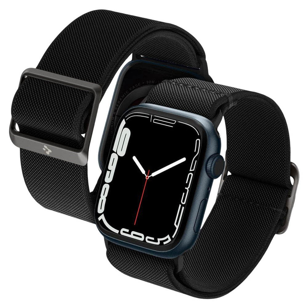 Spigen Lite Fit Armband für Apple Watch 42mm / 41mm / 40mm Series, Schwarz AMP02290