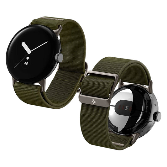 Spigen Lite Fit Armband für Google Pixel Watch 41mm Serie, Khaki AMP07608