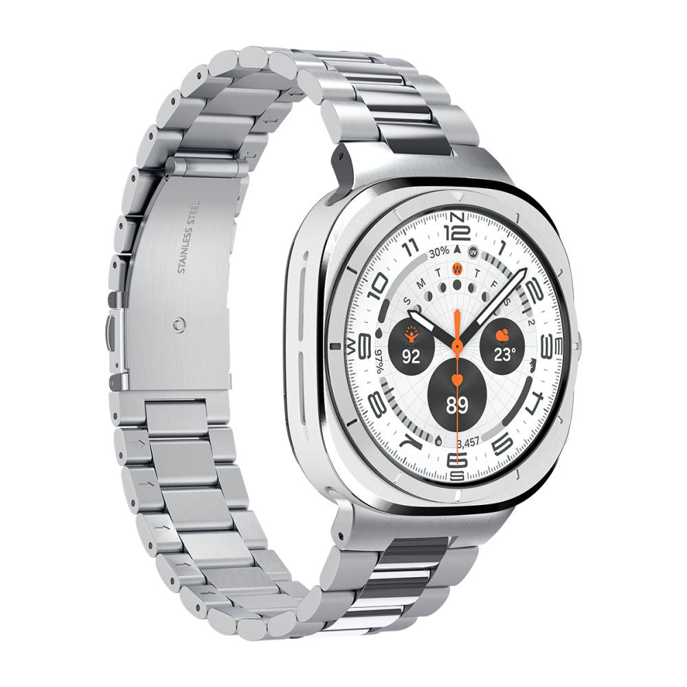 Spigen Modern Fit Armband für Samsung Galaxy Watch Ultra Series, Silber AMP08823