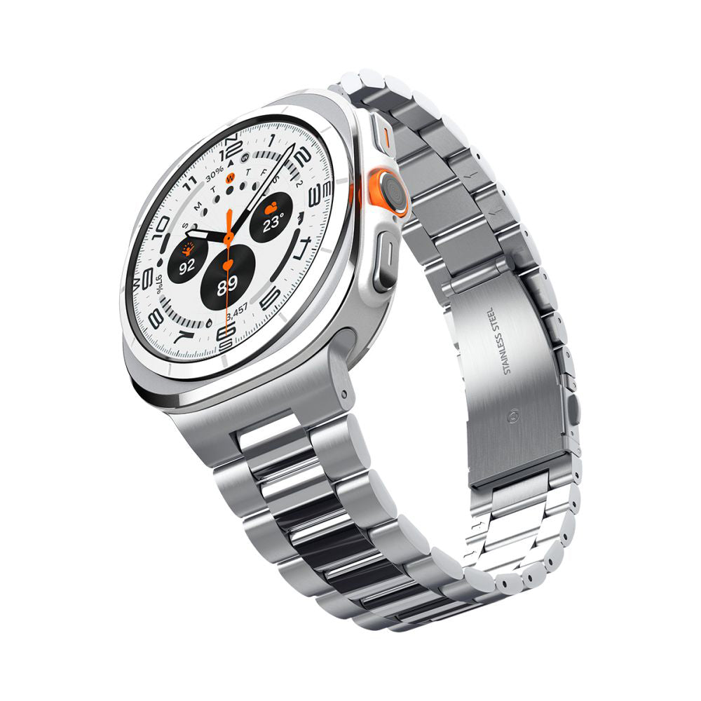 Spigen Modern Fit Armband für Samsung Galaxy Watch Ultra Series, Silber AMP08823