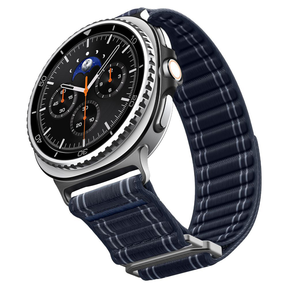 Spigen WBF0 Armband für Samsung Galaxy Watch8 / Watch8 Classic Series, Marineblau