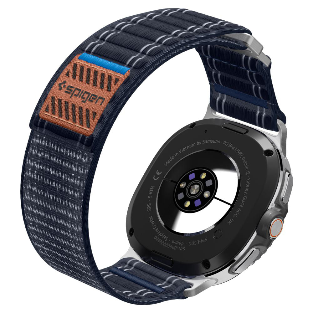 Spigen WBF0 Armband für Samsung Galaxy Watch8 / Watch8 Classic Series, Marineblau