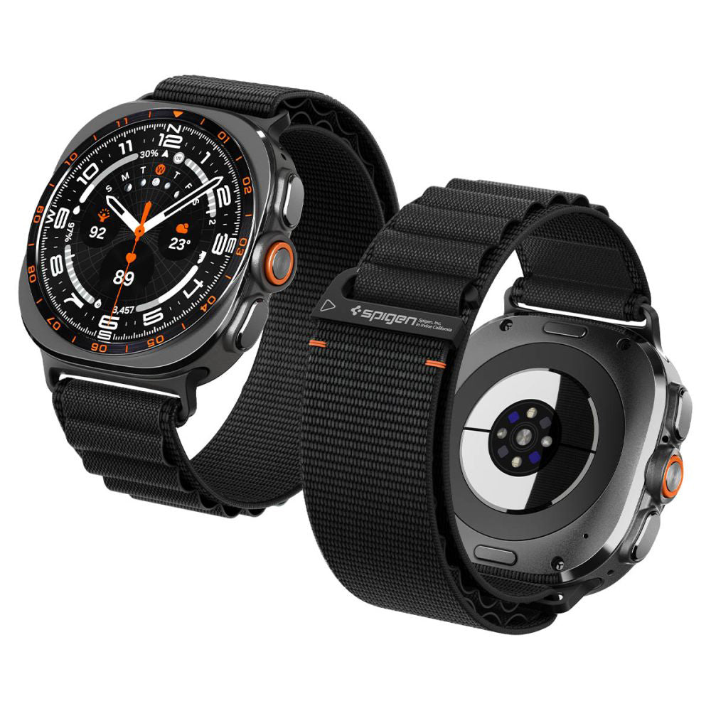 Spigen WBF1 Armband für Samsung Galaxy Watch Ultra Series, Schwarz AMP11613