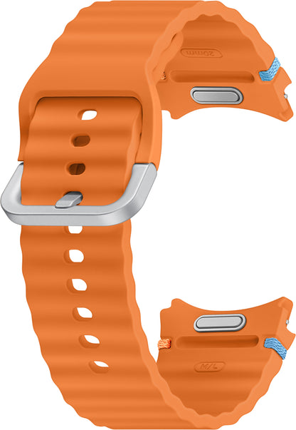 Sportarmband für Samsung Galaxy Watch7 / Watch FE / Watch6 / Watch5 / Watch4-Serie, M/L, Orange ET-SNL31LOEGEU