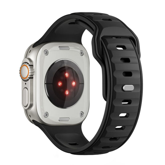 Tech-Protect Iconband Line Armband für Apple Watch 49mm / 46mm / 45mm / 44mm Series, Schwarz