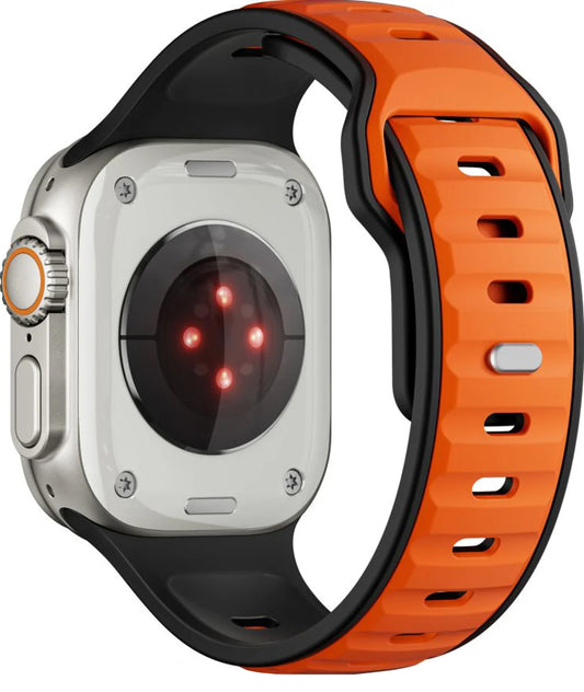 Tech-Protect Iconband Line Armband für Apple Watch 49mm / 46mm / 45mm / 44mm Serie, Orange
