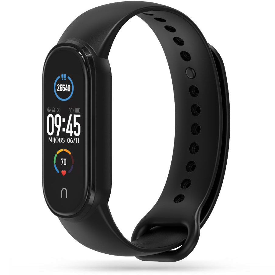 Tech-Protect Iconband-Armband für Xiaomi Smart Band 5 / 6 / 7, Schwarz