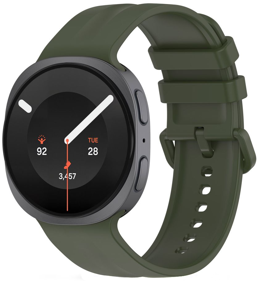 Tech-Protect Silicone Evo Armband für Samsung Galaxy Watch9 / Watch8 / Watch8 Classic Series, Grün