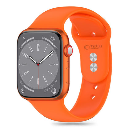 Tech-Protect Silikonarmband für Apple Watch 41 mm / 40 mm / 38 mm Serie, Orange