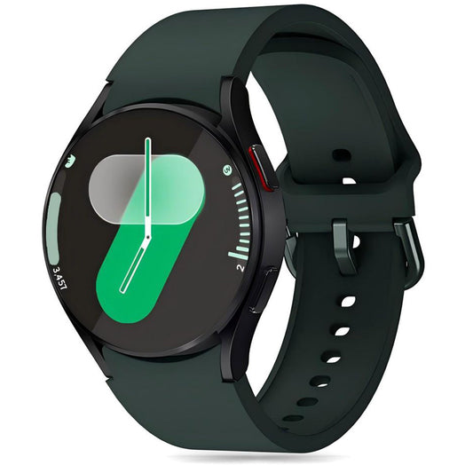 Tech-Protect Silicone Strap for Samsung Galaxy Watch7 / Watch FE / Watch6 / Watch5 / Watch4 Series, Green 