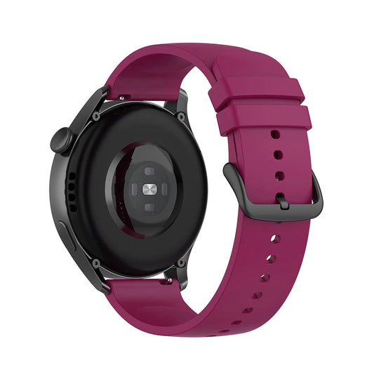 Techsuit W001 Armband für Samsung Galaxy Watch / Huawei Watch Series, 22mm, Rot.