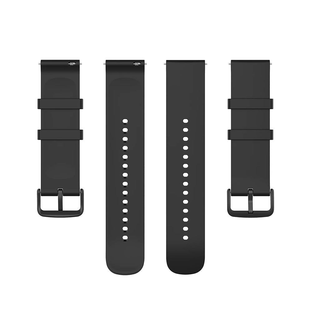Techsuit W001 Armband für Samsung Galaxy Watch / Huawei Watch Series, Schwarz