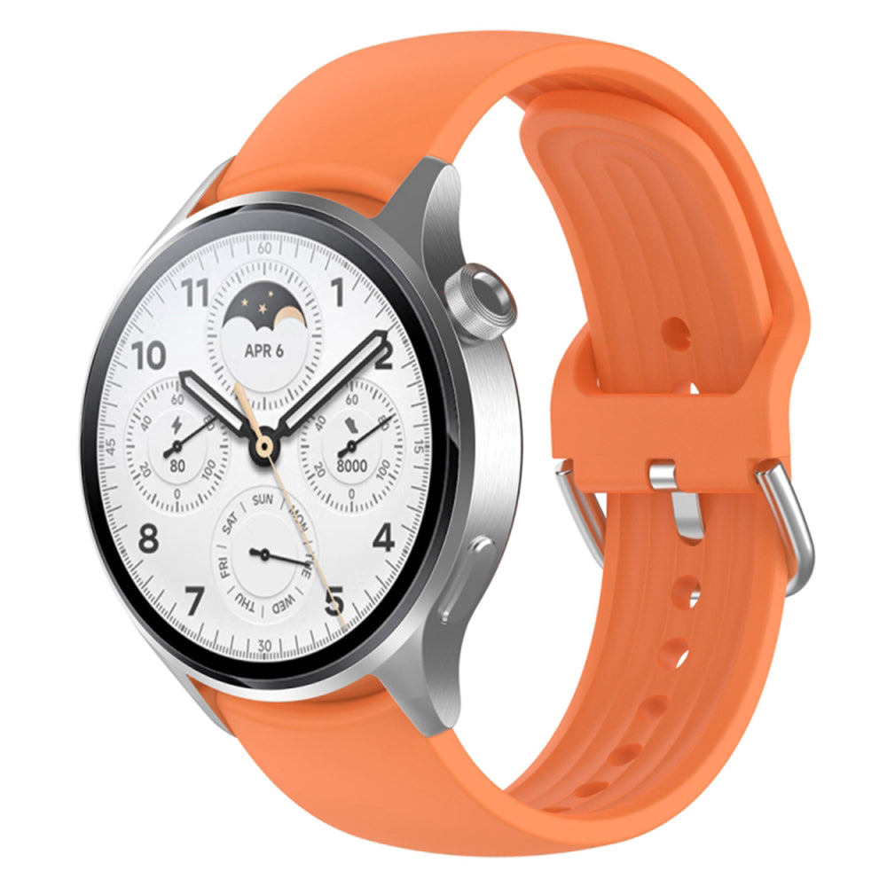 Techsuit W003 Armband für Huawei Watch / Xiaomi Watch Series, 22mm, Orange