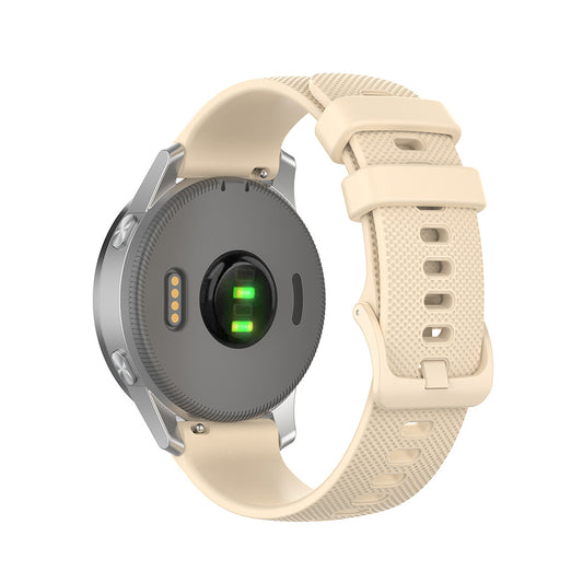 Techsuit W006 Armband für Huawei Watch / Garmin Watch Series, 18mm, Creme