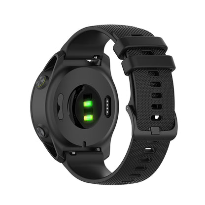 Techsuit W006 Armband für Samsung Galaxy Watch / Huawei Watch Series, 20mm, Schwarz