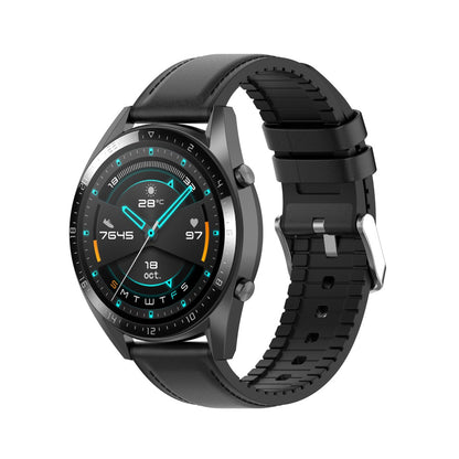 Techsuit W007 Armband für Samsung Galaxy Watch / Huawei Watch Series, 20mm, Schwarz