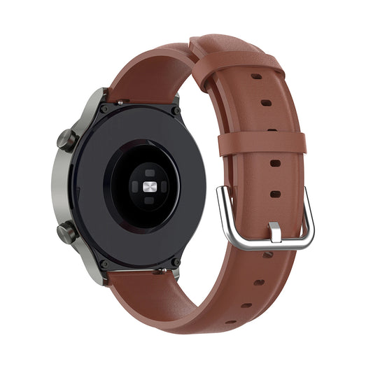 Techsuit W007PU Armband für Huawei Watch / Xiaomi Watch Series, Braun