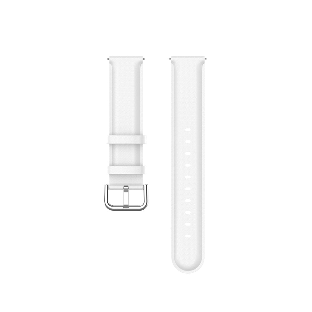 Techsuit W007PU Armband für Samsung Galaxy Watch / Huawei Watch Series, 20mm, Weiß