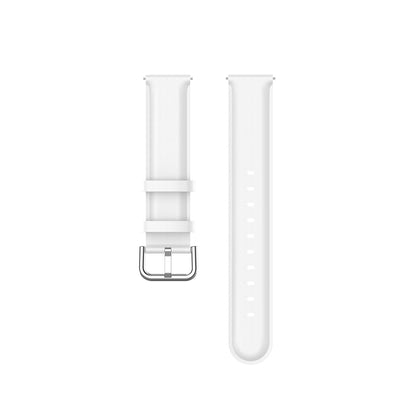 Techsuit W007PU Armband für Samsung Galaxy Watch / Huawei Watch Series, 22mm, Weiß