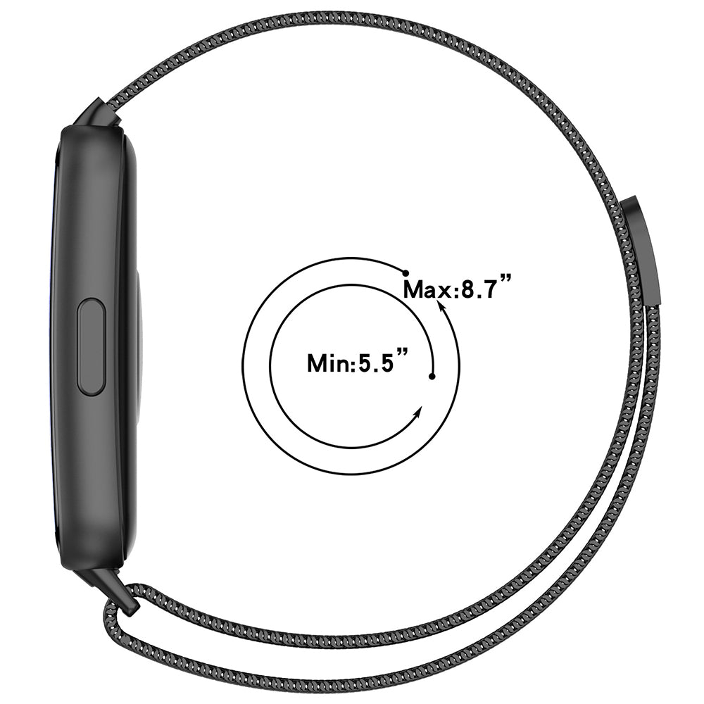 Techsuit W009 Armband für Huawei Band 11 / 11 Pro, Schwarz