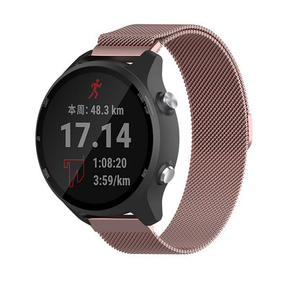 Techsuit W009 Armband für Huawei Watch / Garmin Watch Series, 18mm, Roségold