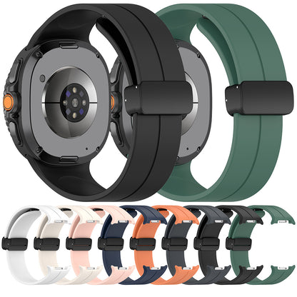 Techsuit W011 Armband für Samsung Galaxy Watch 8 Classic / Watch8 44mm / Watch 8 40mm, Dunkelgrün