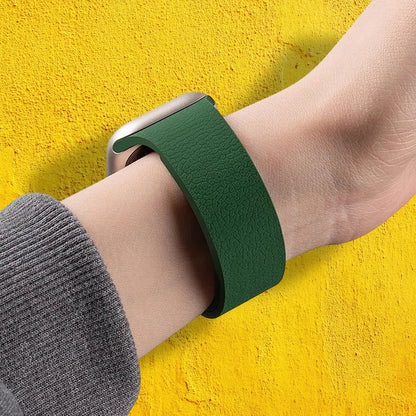 Techsuit W016 Armband für Xiaomi Smart Band / Watch Series, Schwarz-Kirsch