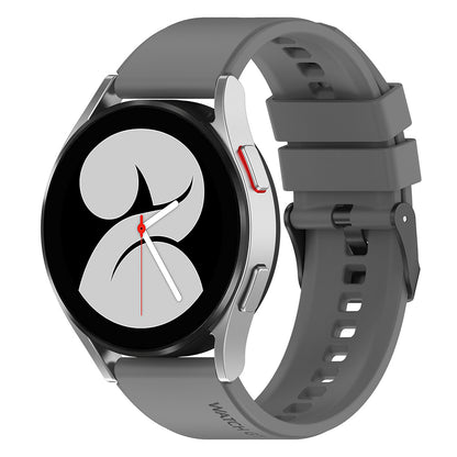 Techsuit W026 Armband für Samsung Galaxy Watch / Huawei Watch Series, 20mm, Grau