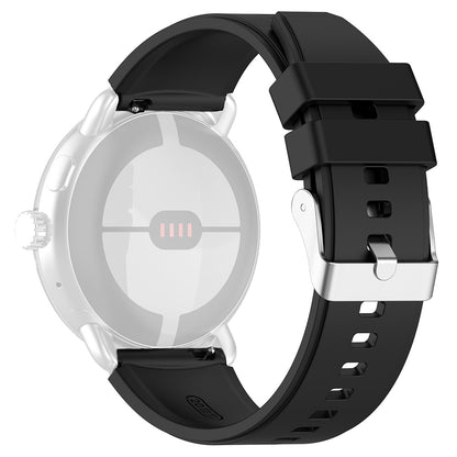 Techsuit W026 Armband für Samsung Galaxy Watch / Huawei Watch Series, 20mm, Schwarz