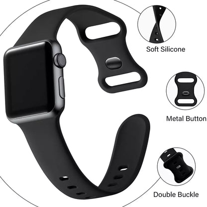 Techsuit W031 Armband für Apple Watch 42mm / 41mm / 40mm / 38mm Serie, Grau