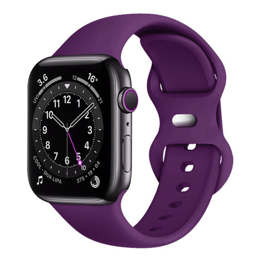 Techsuit W031 Armband für Apple Watch 49mm / 46mm / 45mm / 44mm / 42mm Serie, Dunkelviolett