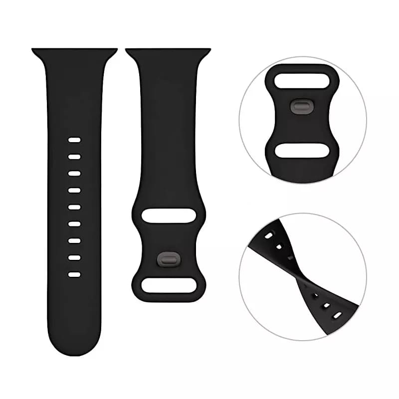Techsuit W031 Armband für Apple Watch 49mm / 46mm / 45mm / 44mm / 42mm Serie, Hellrosa
