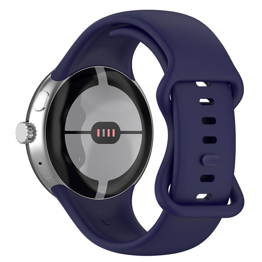 Techsuit W031 Strap for Google Pixel Watch 3 41mm / Watch 2 / Watch, Navy Blue