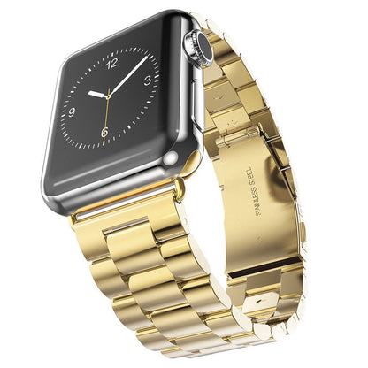 Techsuit W036 Armband für Apple Watch 49mm / 46mm / 45mm / 44mm / 42mm Serie, Goldfarben