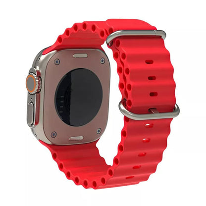 Techsuit W038 Armband für Apple Watch 42mm / 41mm / 40mm / 38mm Serie, Dunkelrosa