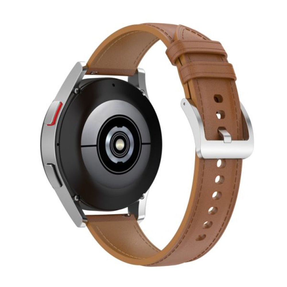 Techsuit W048 Armband für Samsung Galaxy Watch / Huawei Watch Series, 20mm, Braun