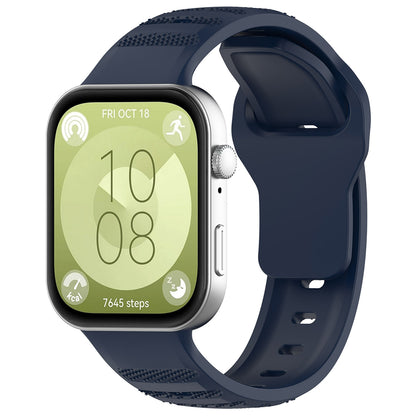 Techsuit W050 Armband für Huawei Watch Fit 4 Pro / Watch Fit 4 / Watch Fit 3, Blau