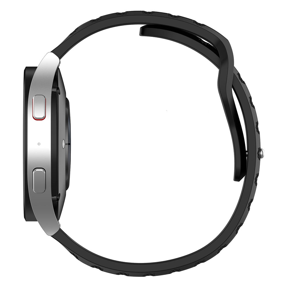 Techsuit W050 Armband für Huawei Watch / Xiaomi Watch Series, 22mm, Kirschrot