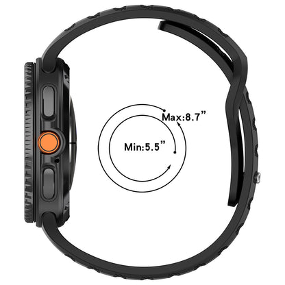 Techsuit W050 Armband für Samsung Galaxy Watch 8 Classic / Watch8 44mm / Watch 8 40mm, Grau