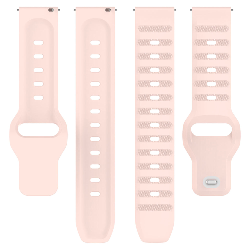 Techsuit W050 Armband für Samsung Galaxy Watch / Huawei Watch Series, 20mm, Rosa